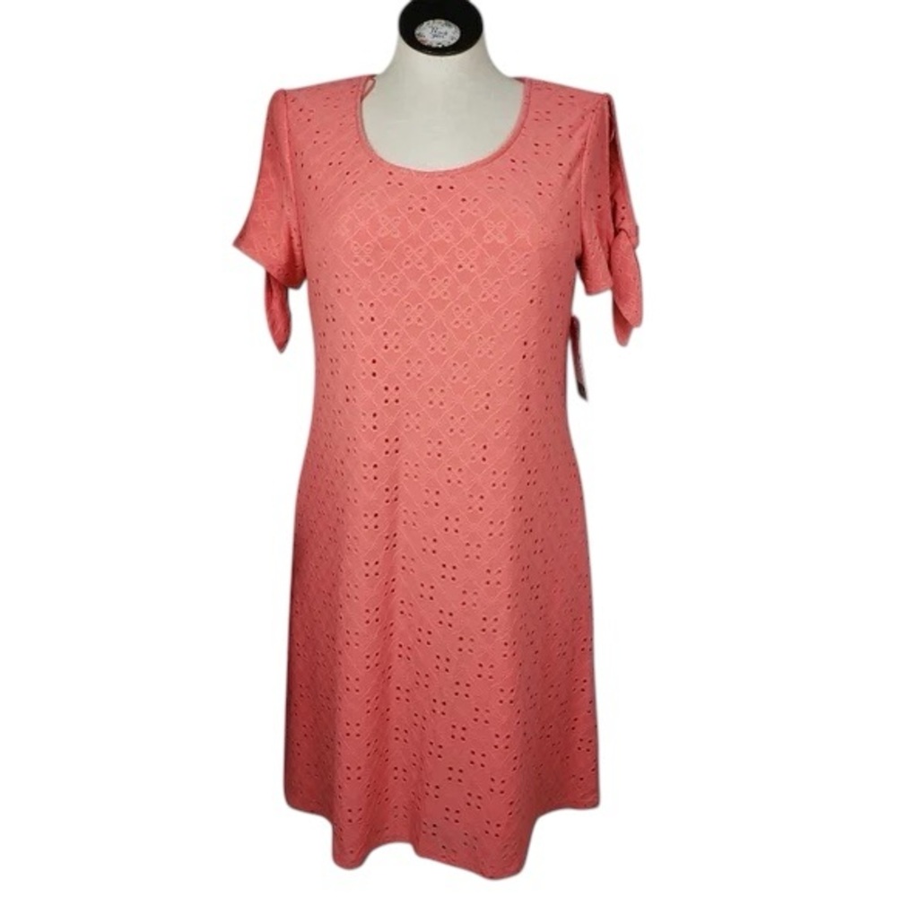 NWT Everlily Coral Eyelet Dress Size XL